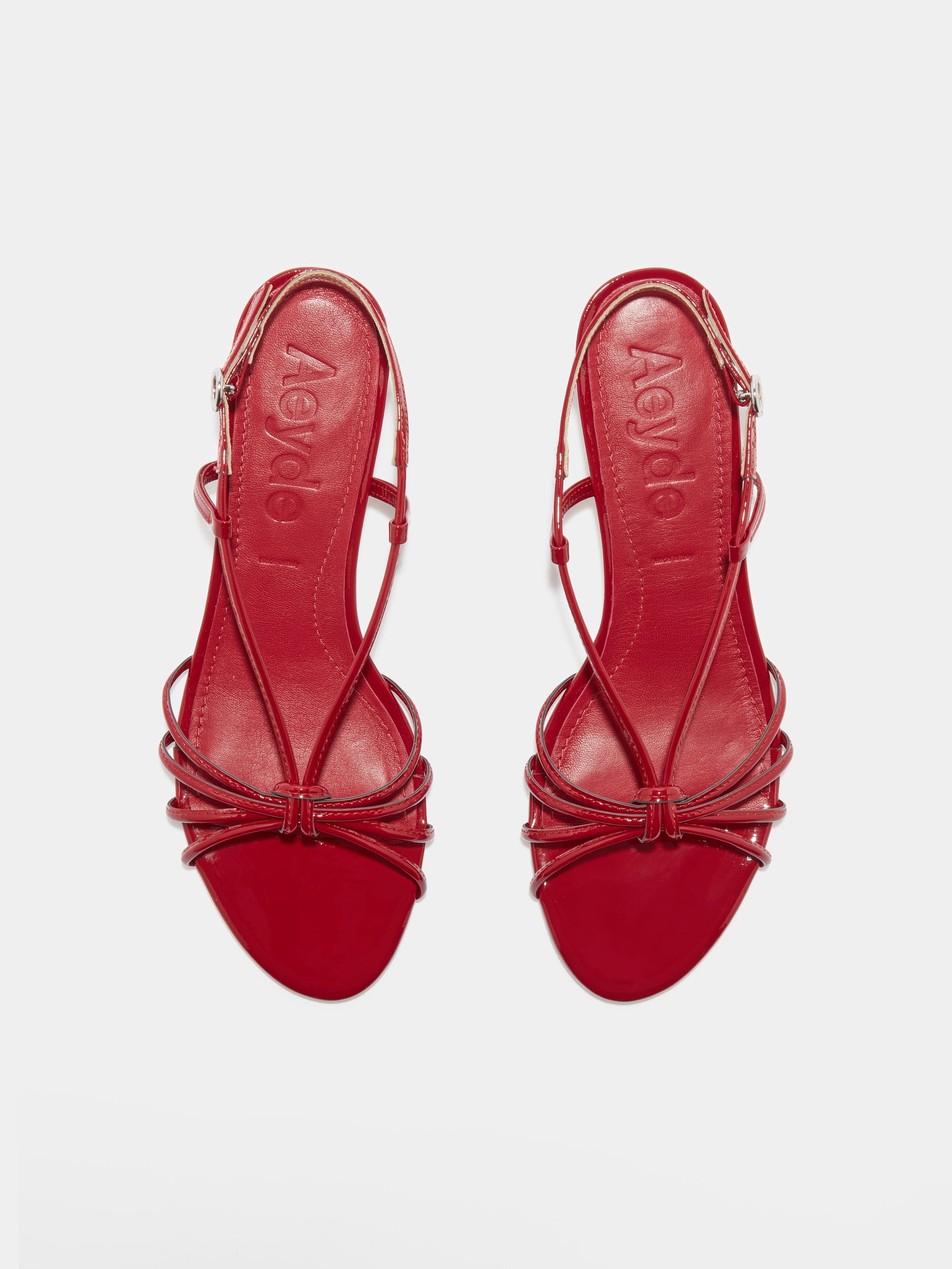 Rhonda Leather Kitten-Heel Sandals - Image 5