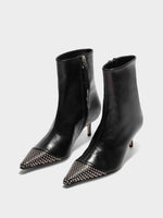 Roe Mini Stud Leather Ankle Boots - Image 2