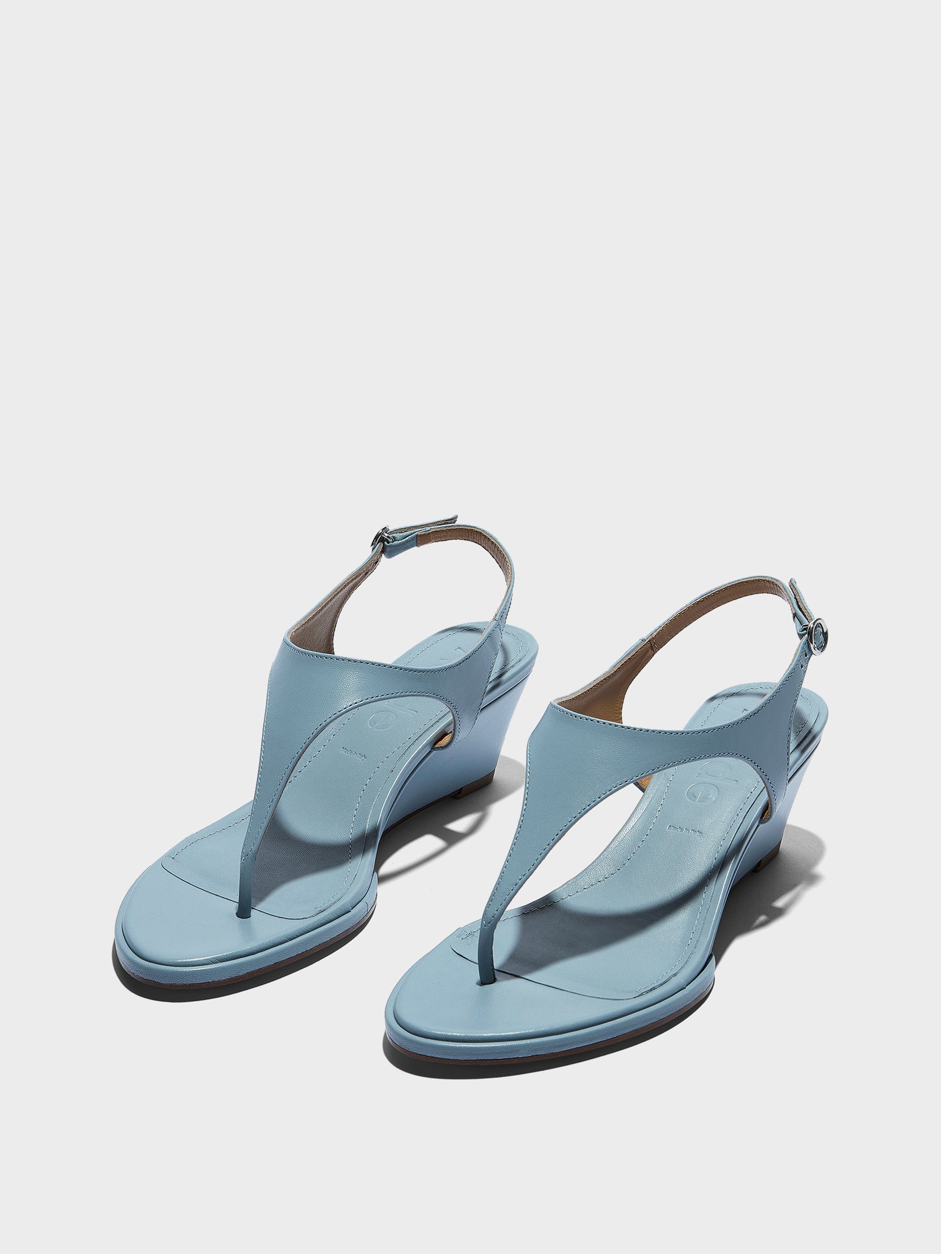 Aeyde | Roose Leather Heeled Sandals for Women | Glass Nappa | Round Toe | Mid Heel | Luxury Materials | Handmade in Italy