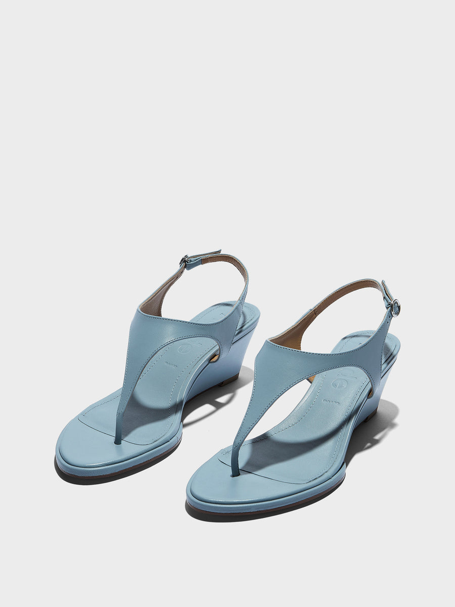 Aeyde | Roose Leather Heeled Sandals for Women | Glass Nappa | Round Toe | Mid Heel | Luxury Materials | Handmade in Italy