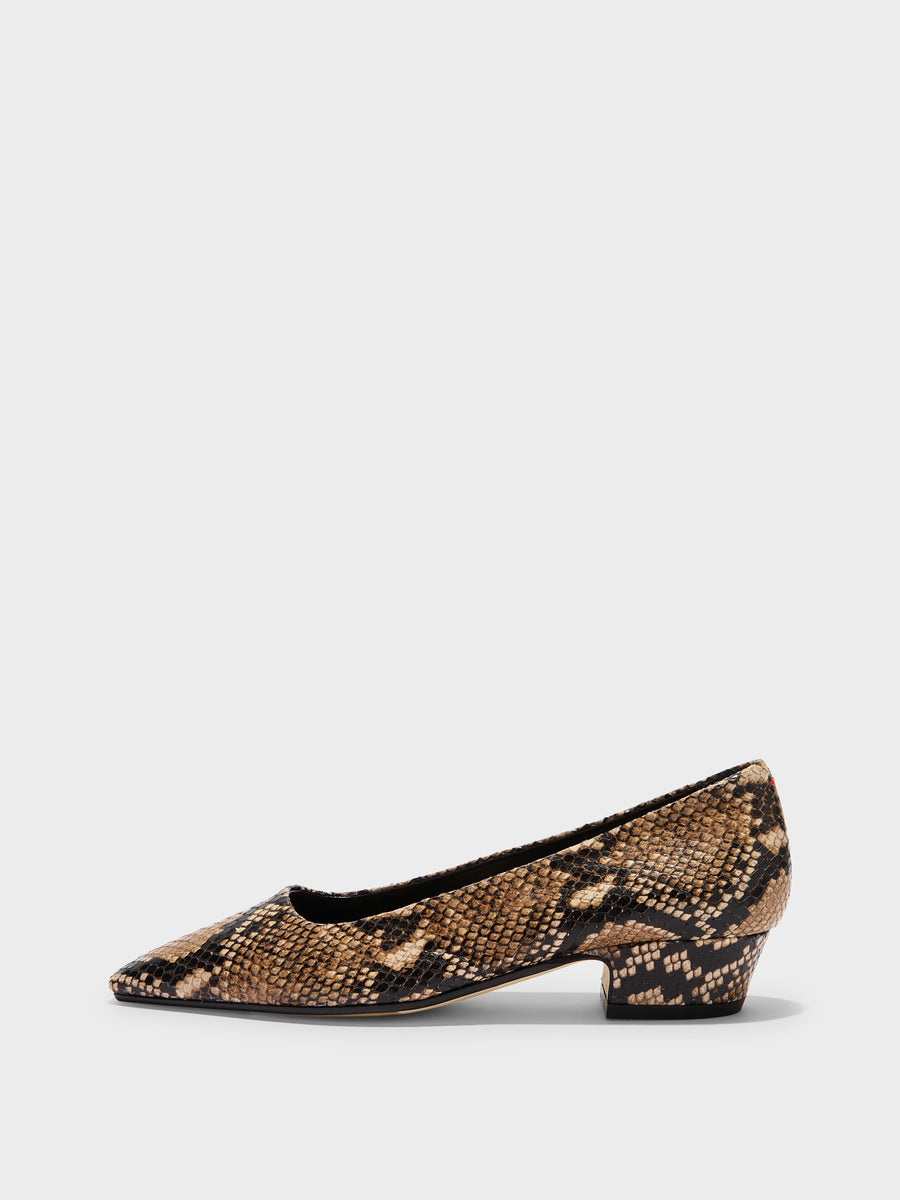 Rory Snake Print Pumps