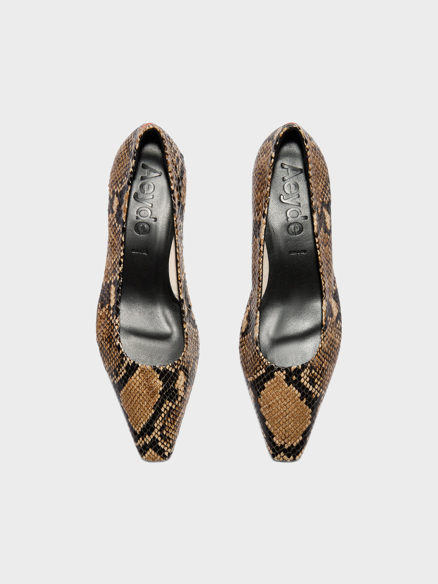 Rory Snake Print Pumps