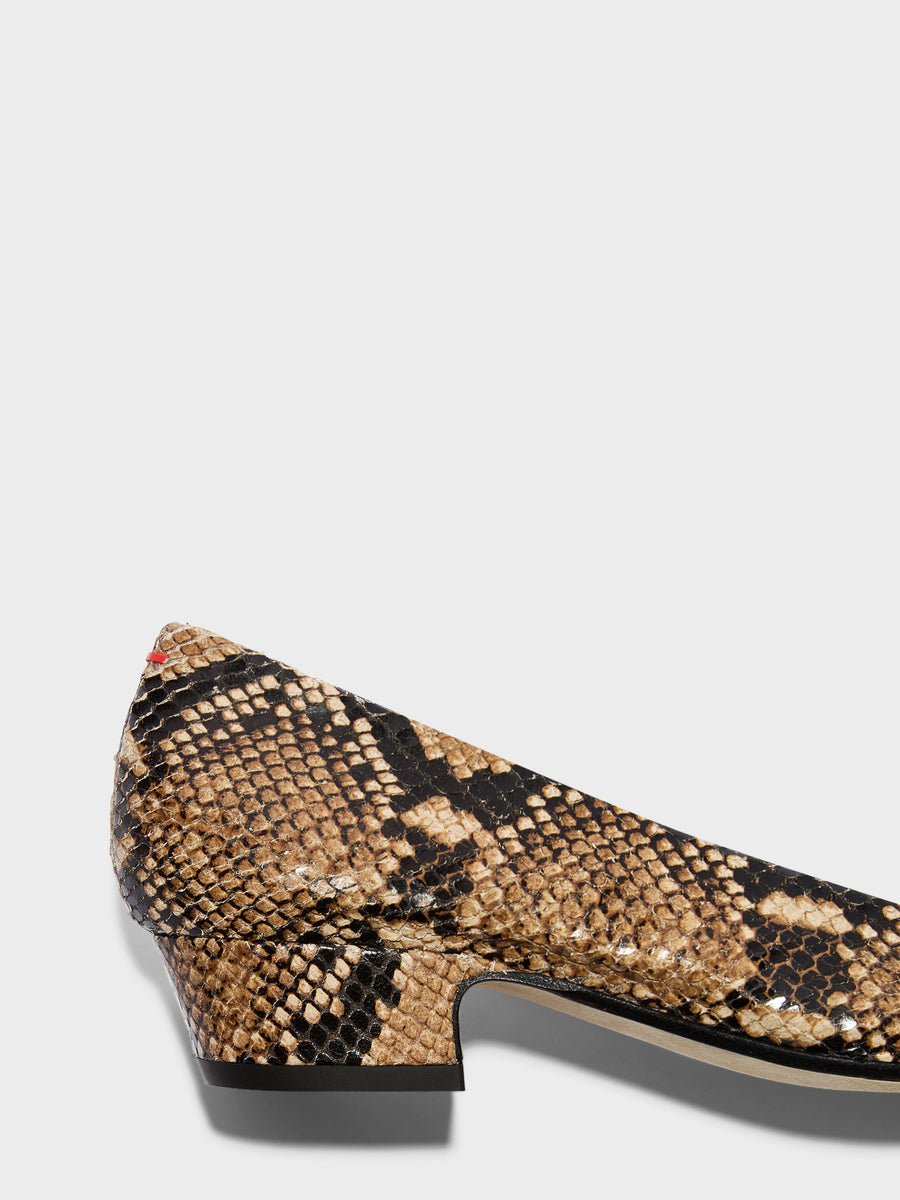 Rory Snake Print Pumps