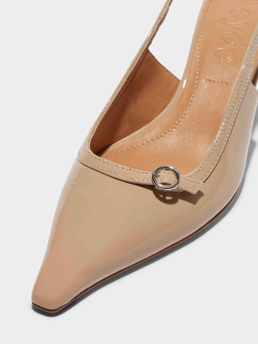 Saba Leather Slingback Pumps