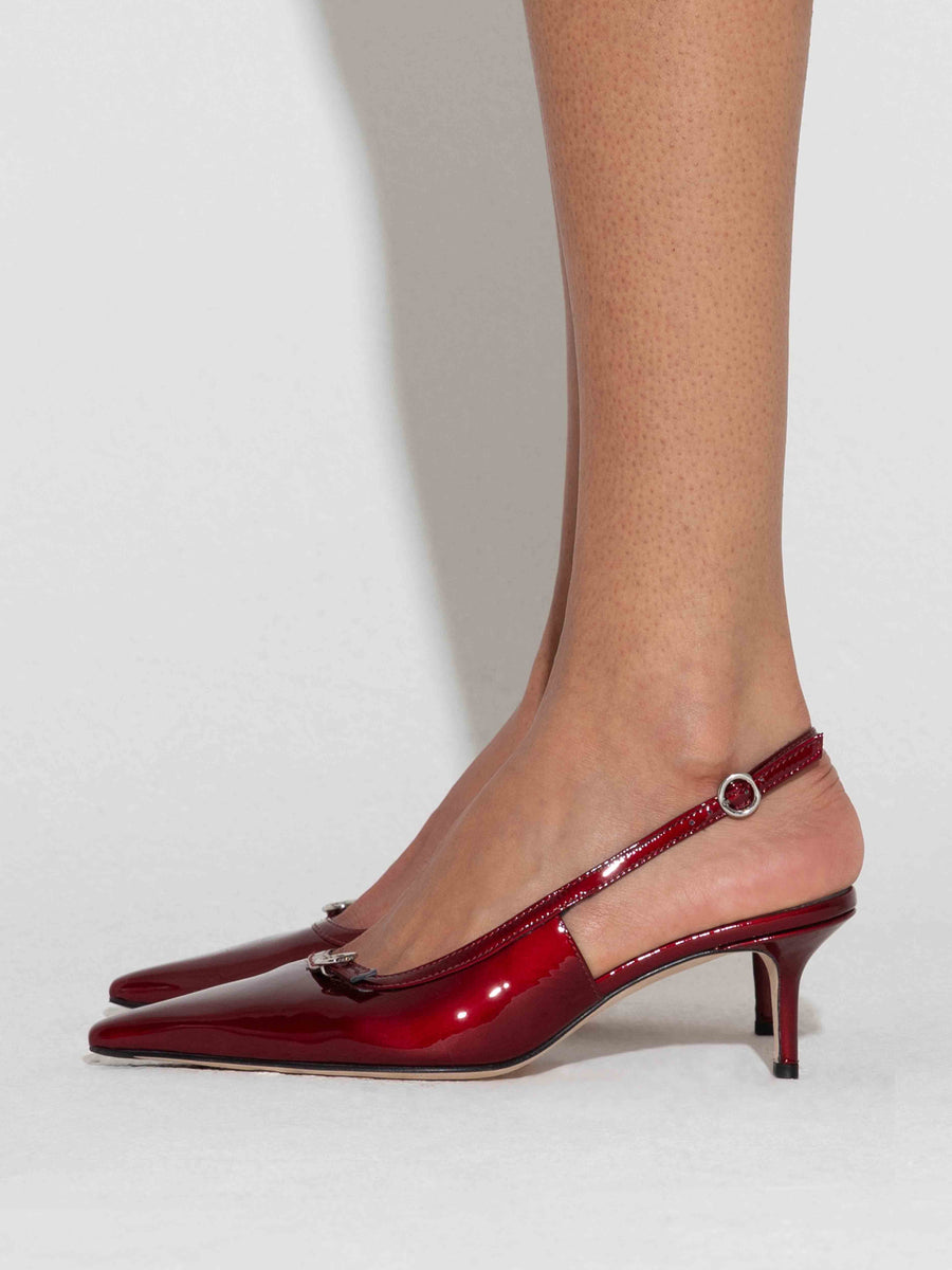 Saba Leather Slingback Pumps