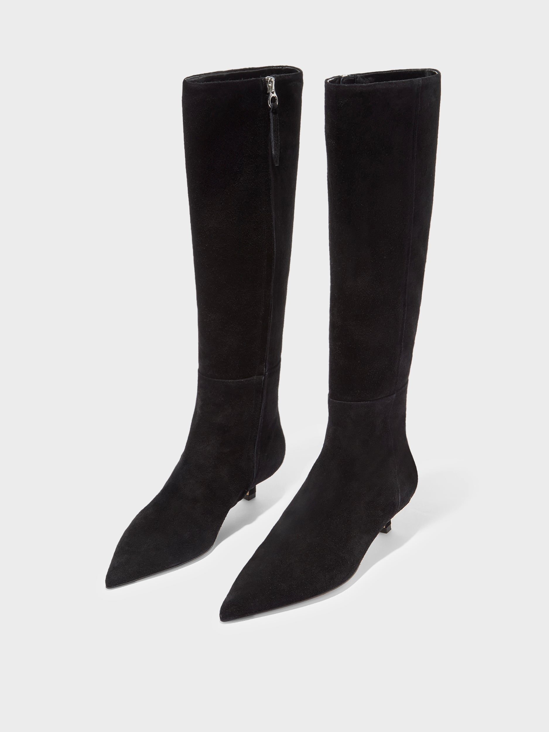 Sabrina Suede Knee-High Boots - Image 3