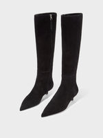 Sabrina Suede Knee-High Boots - Image 3
