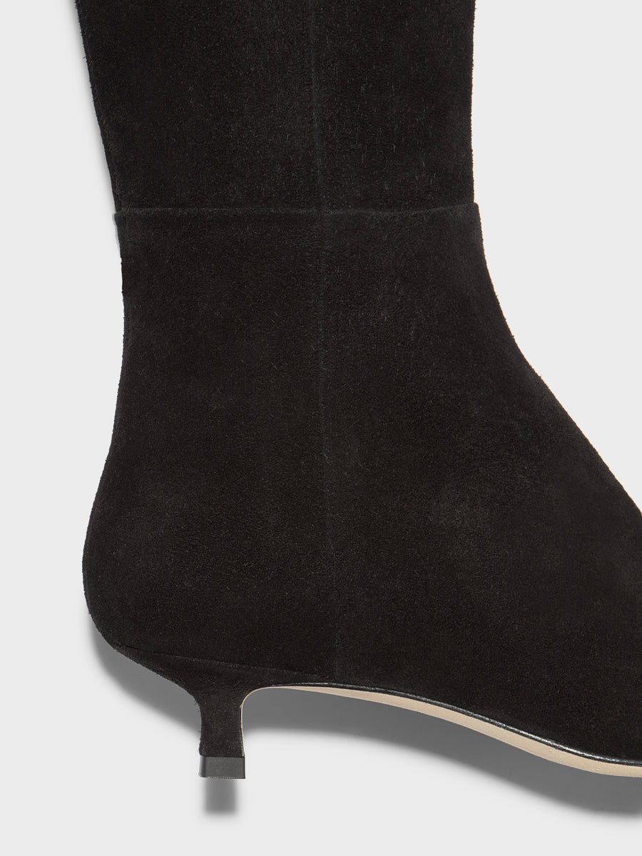 Sabrina Suede Knee-High Boots