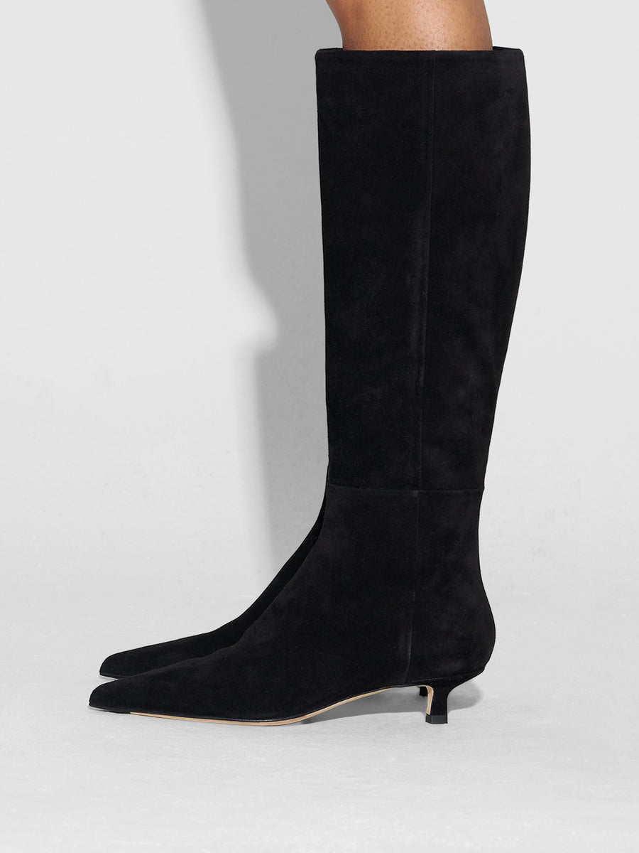 Sabrina Suede Knee-High Boots