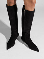 Sabrina Suede Knee-High Boots - Image 2