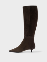 Sabrina Suede Knee-High Boots - Image 1