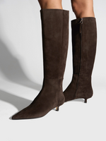Sabrina Suede Knee-High Boots - Image 2