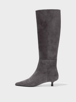 Sabrina Suede Knee-High Boots - Image 1