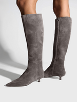 Sabrina Suede Knee-High Boots - Image 2