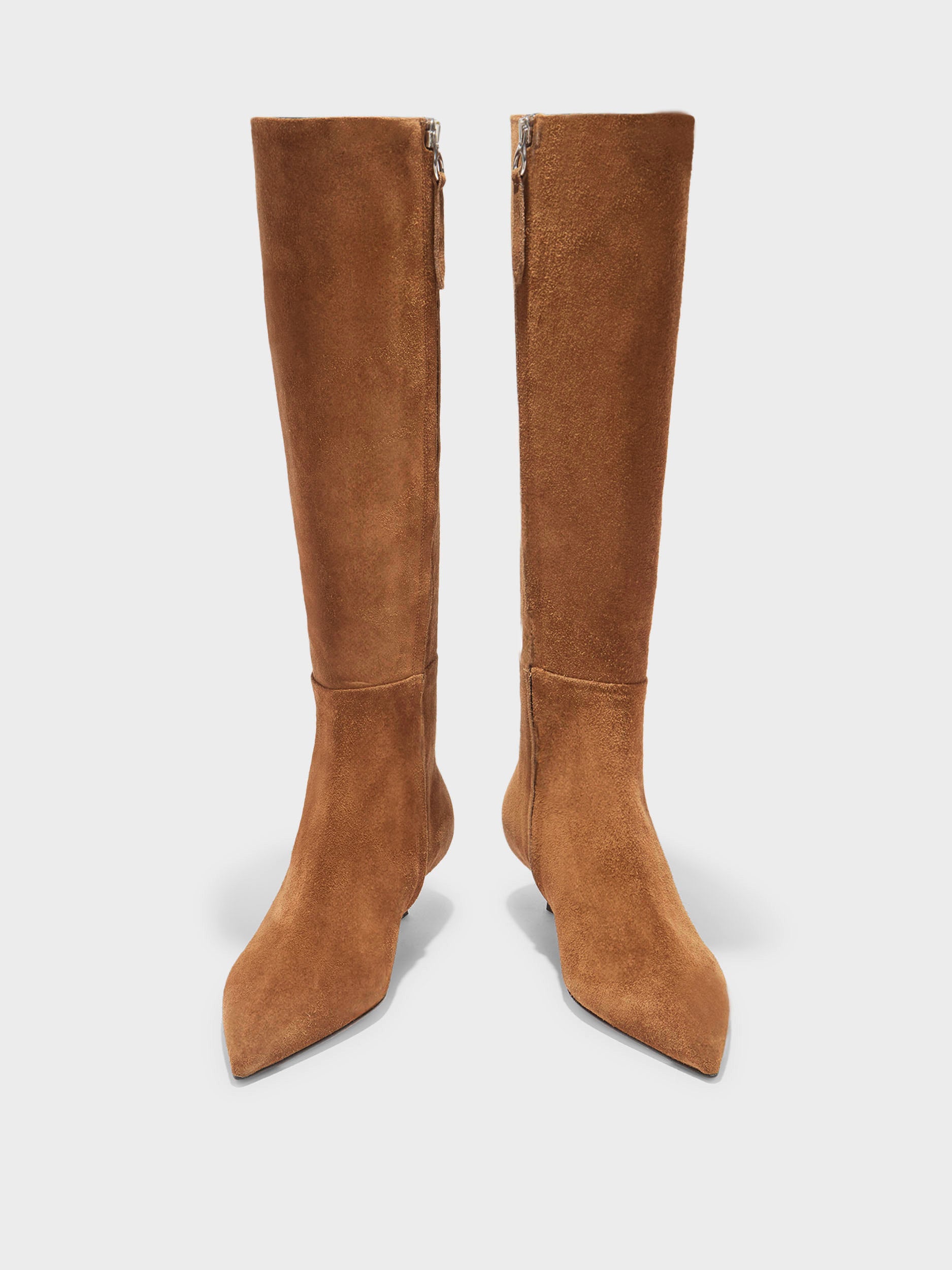 Sabrina Suede Knee-High Boots - Image 5