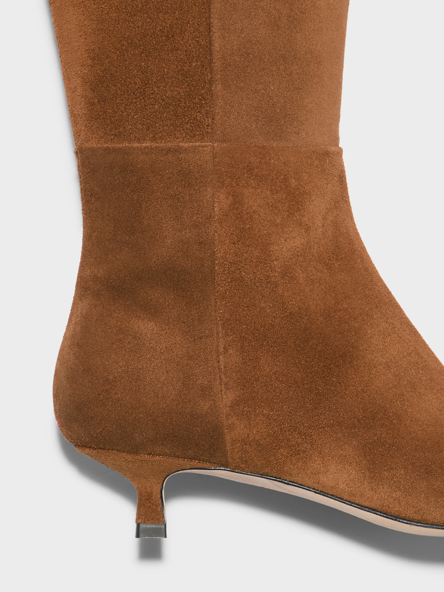 Sabrina Suede Knee-High Boots