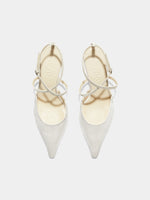 Salome Satin Stiletto Pumps - Image 5