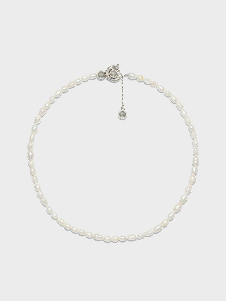 Saylor Pearl and Palladium-Plated Necklace