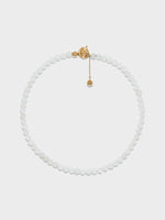 Saylor White Jade and 18kt Gold-Plated Necklace - Image 1