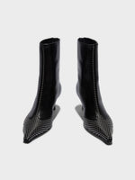 Sila Mini Stud Leather Boots - Image 4