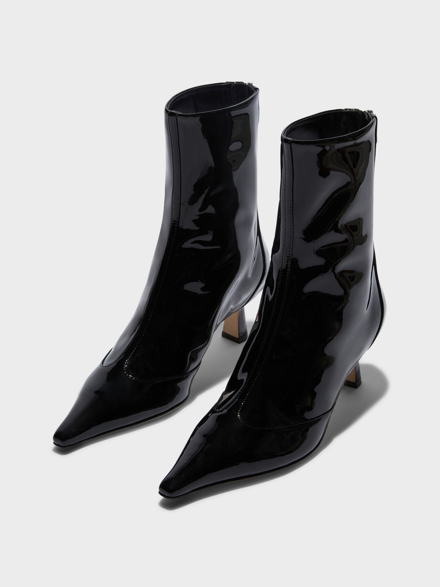 Sila Patent Leather Boots