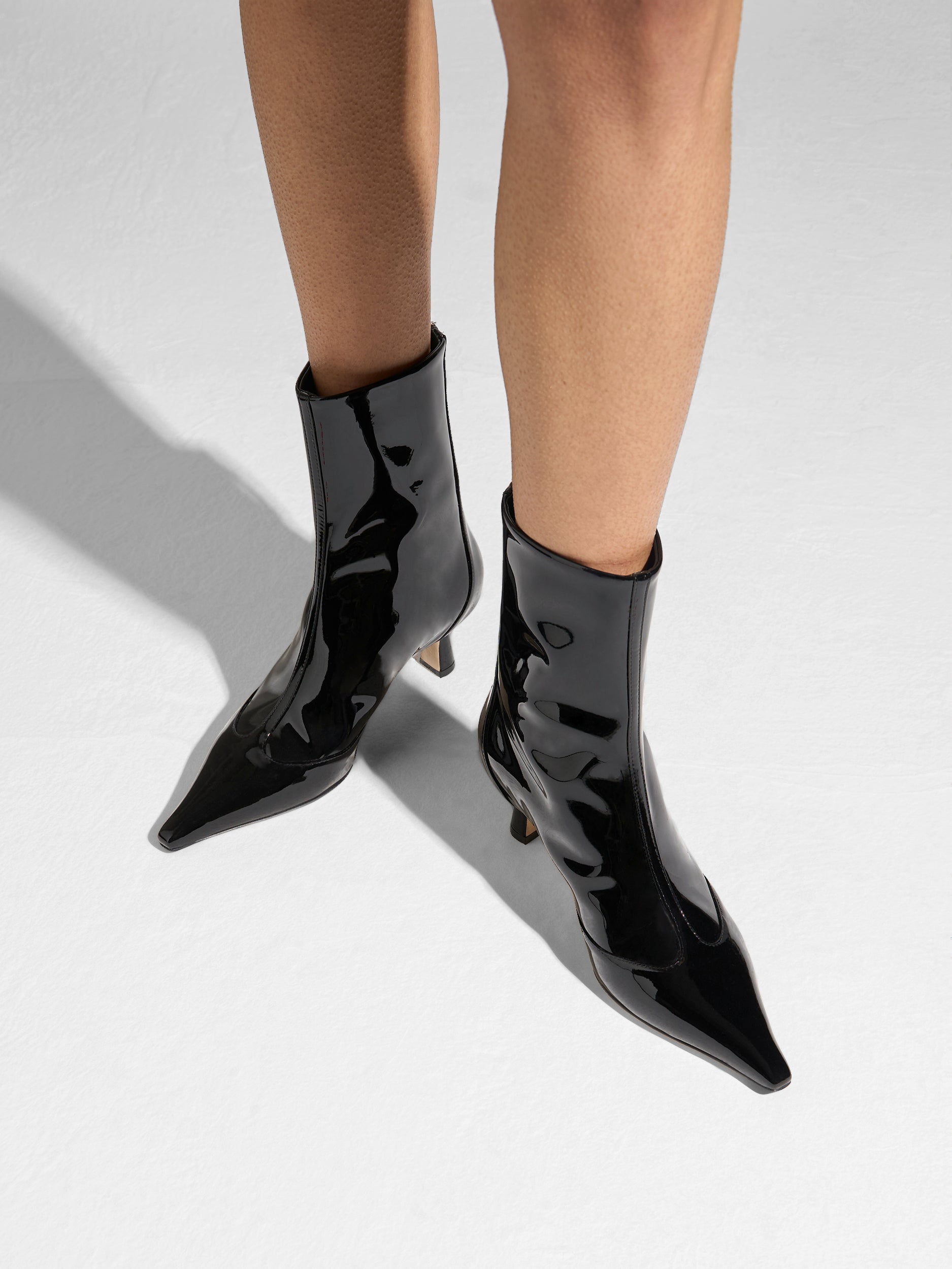 Sila Patent Leather Boots - Image 2