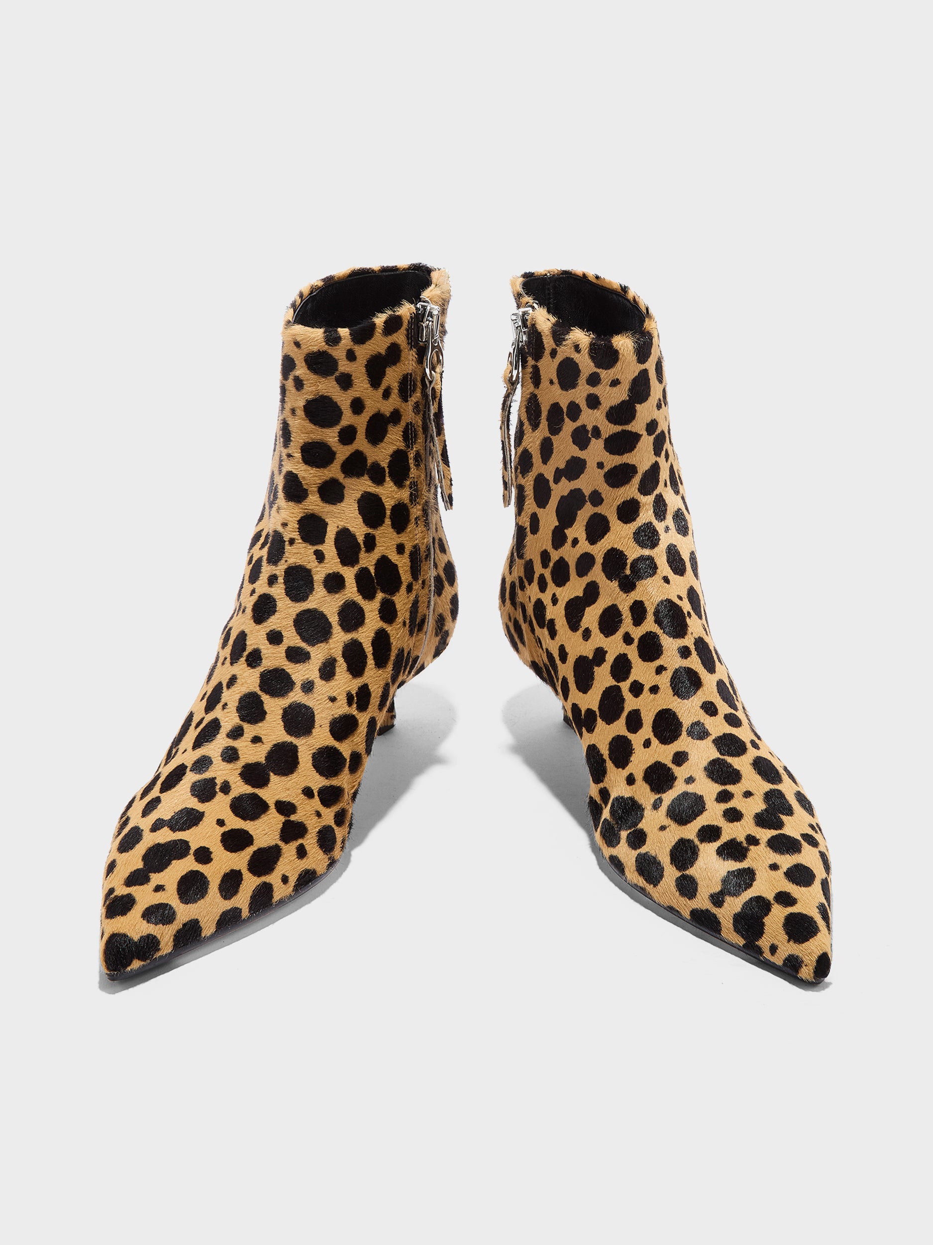 Sofie Leopard Ankle Boots - Image 5