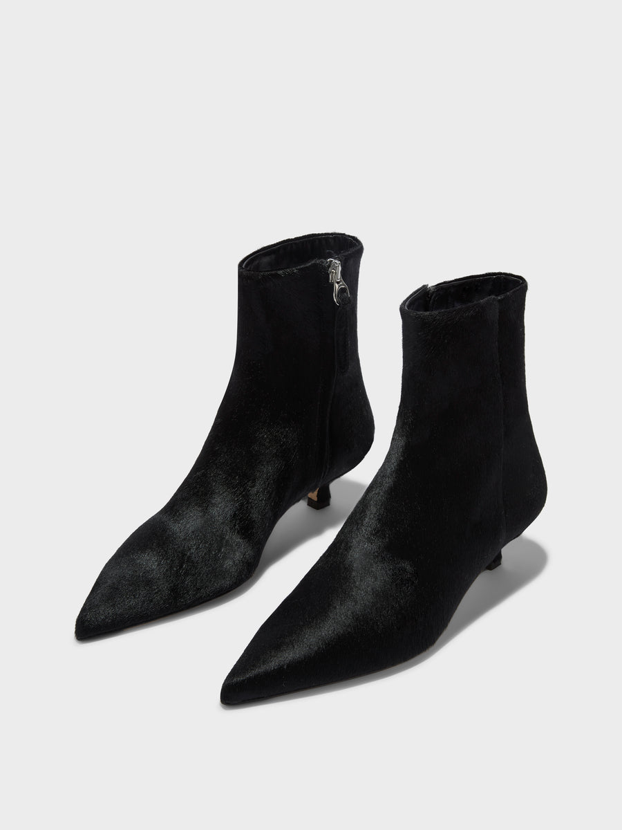 Sofie Pony Hair Ankle Boots