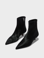 Sofie Pony Hair Ankle Boots - Image 3