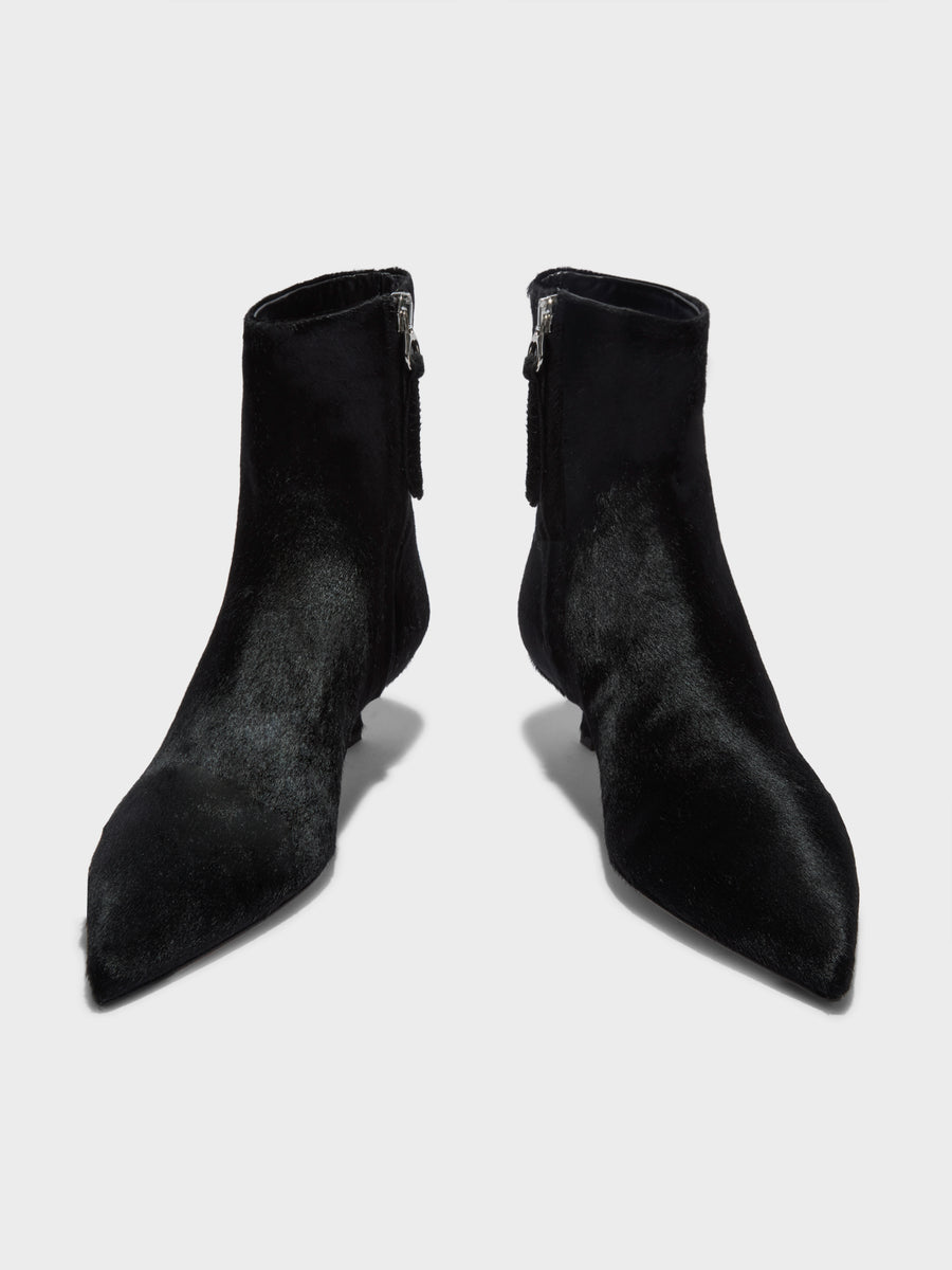 Sofie Pony Hair Ankle Boots