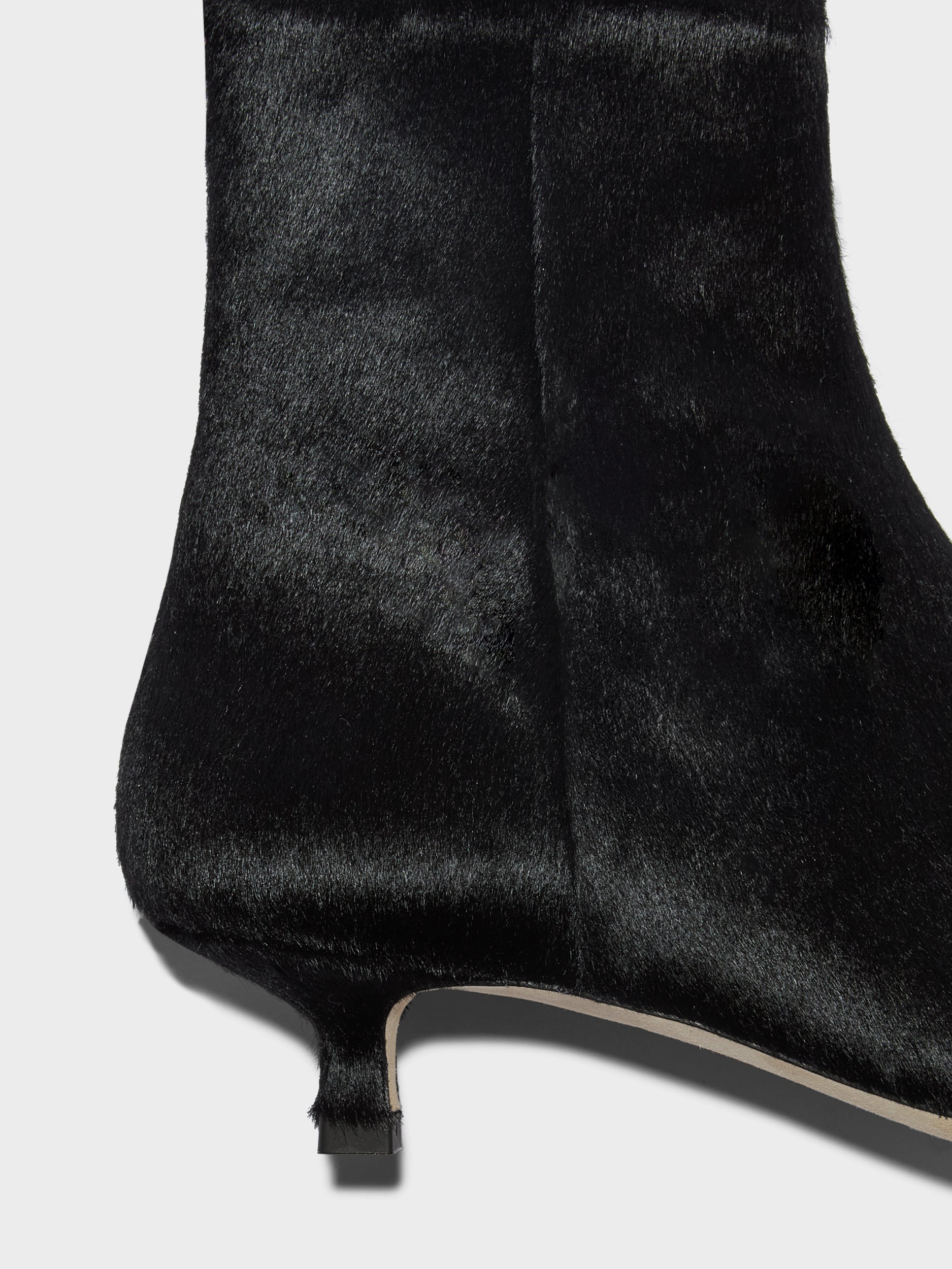Sofie Pony Hair Ankle Boots - Image 4