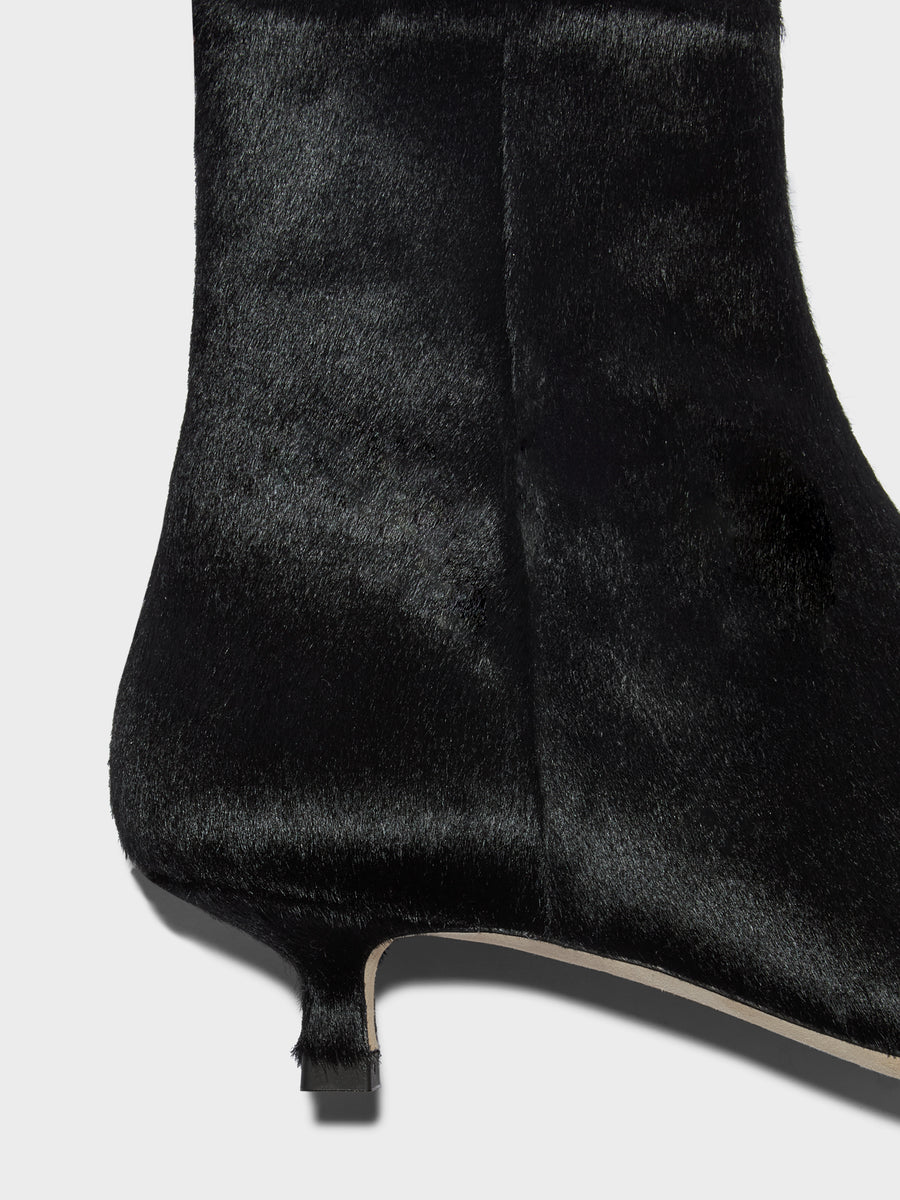 Sofie Pony Hair Ankle Boots