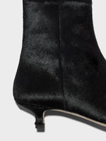 Sofie Pony Hair Ankle Boots - Image 4