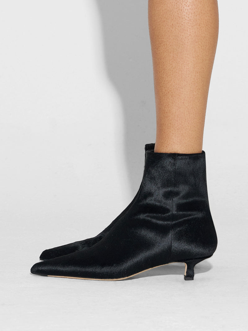 Sofie Pony Hair Ankle Boots