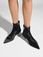 Sofie Pony Hair Ankle Boots - Image 2