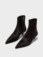 Sofie Pony Hair Ankle Boots - Image 3