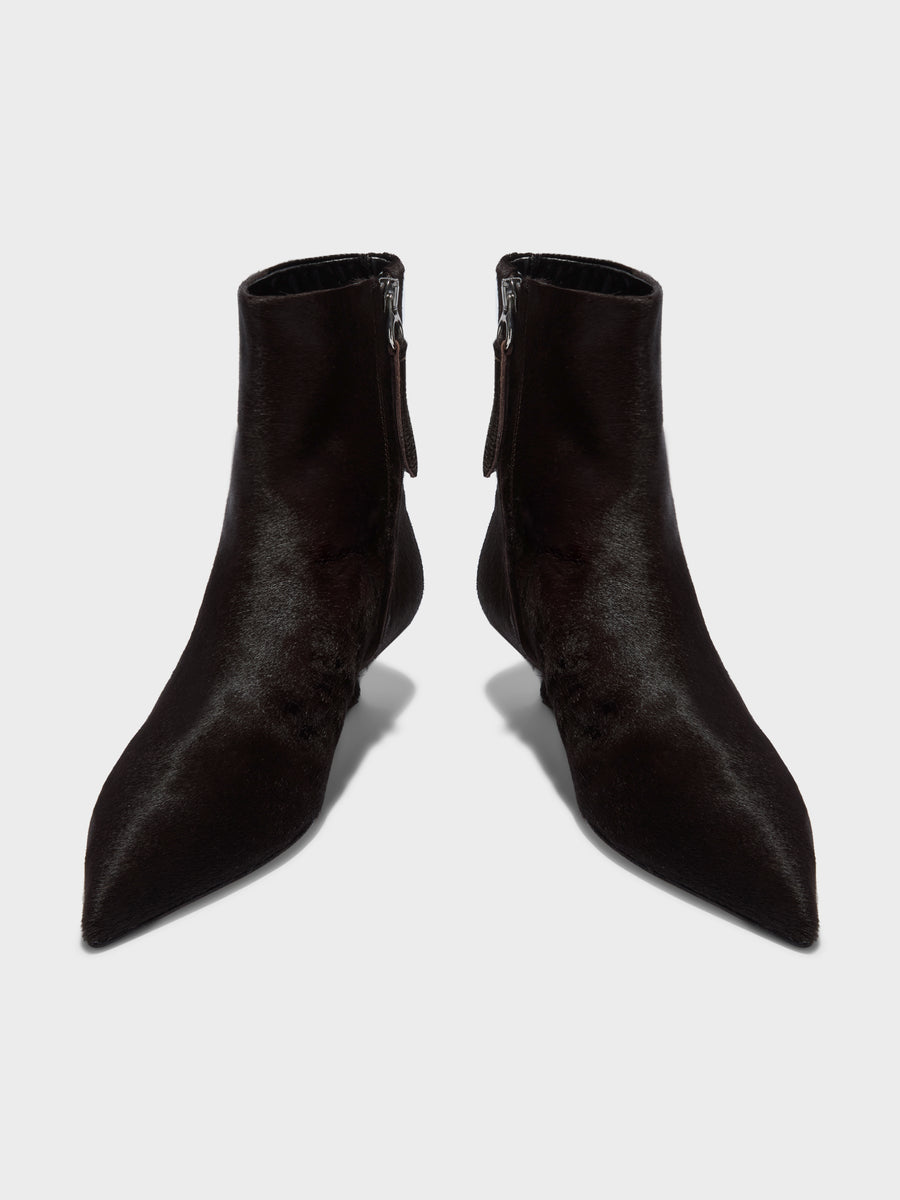 Sofie Pony Hair Ankle Boots