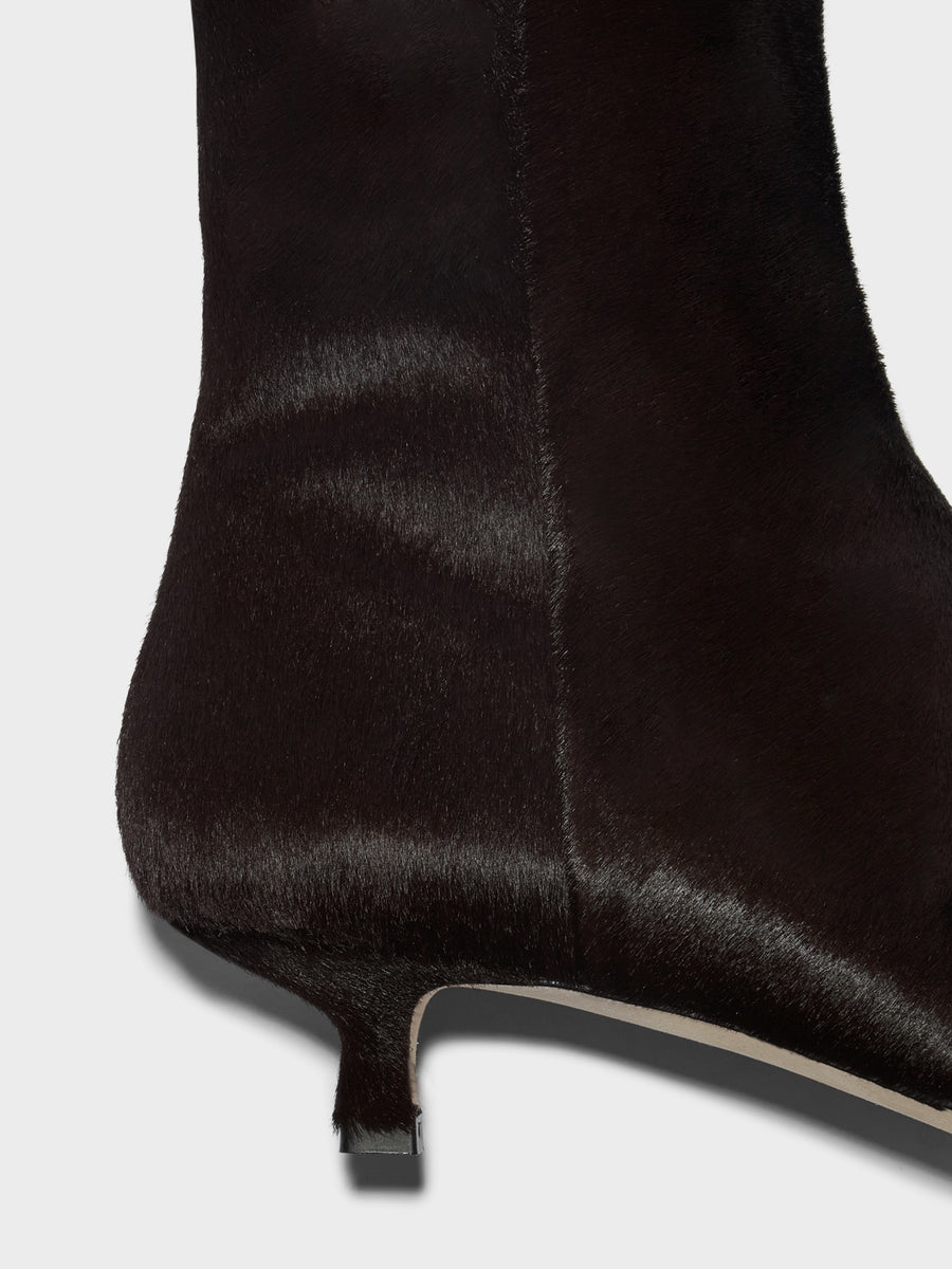Sofie Pony Hair Ankle Boots