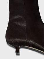 Sofie Pony Hair Ankle Boots - Image 5