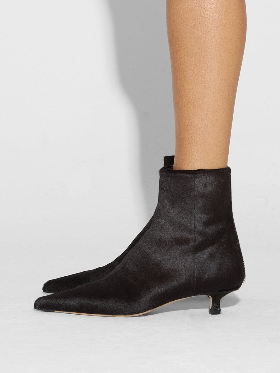 Sofie Pony Hair Ankle Boots