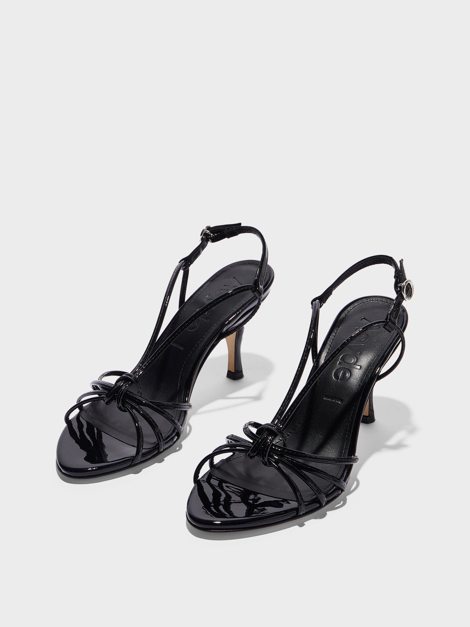 Solange Patent Leather Sandals - Image 3
