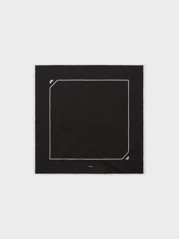 Aeyde | Soli Silk 60x60cm Scarves for Women | Moka Silk | Luxury Materials | Handmade in Italy
