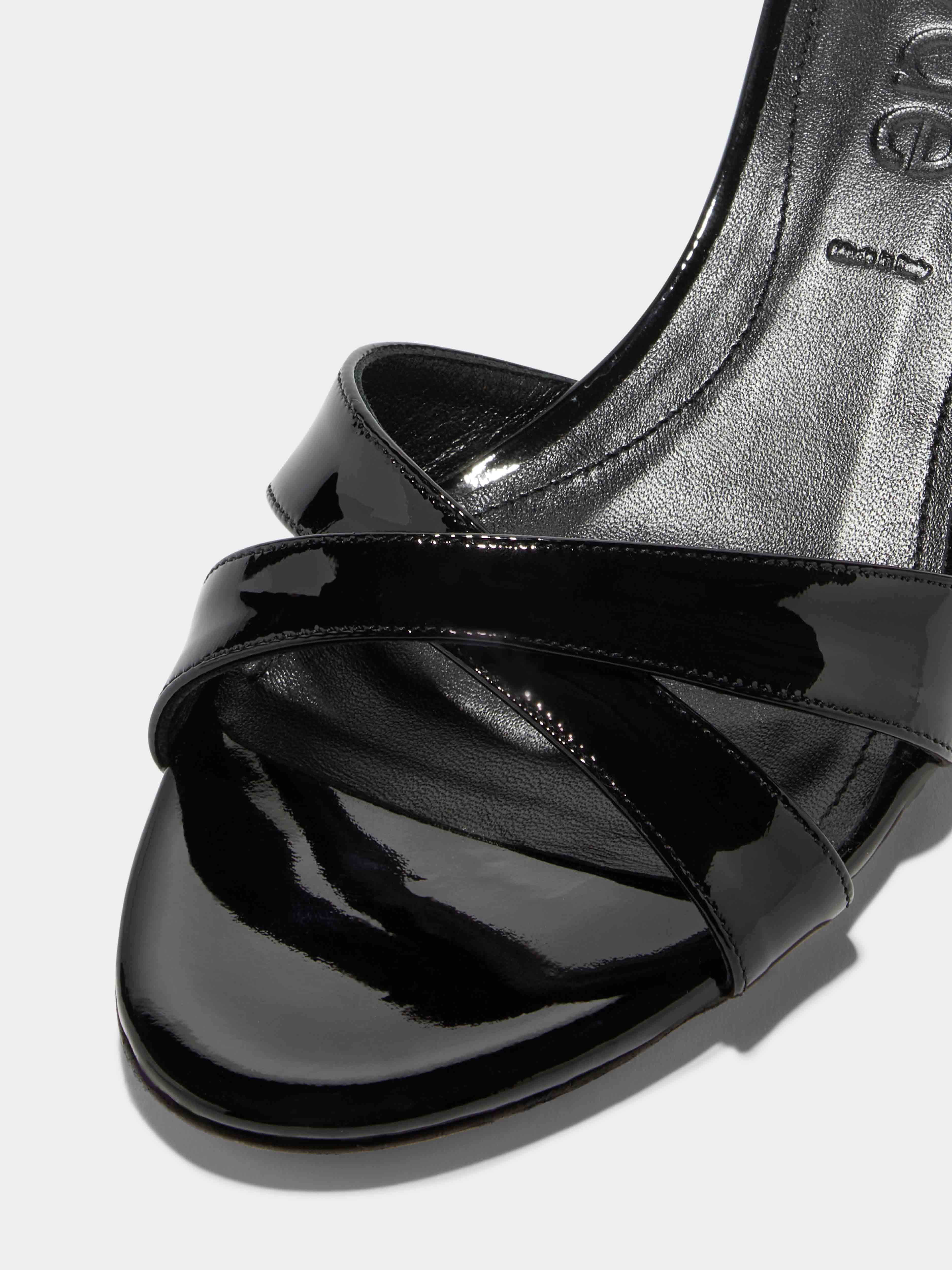 Stina Leather Kitten-Heel Sandals - Image 3