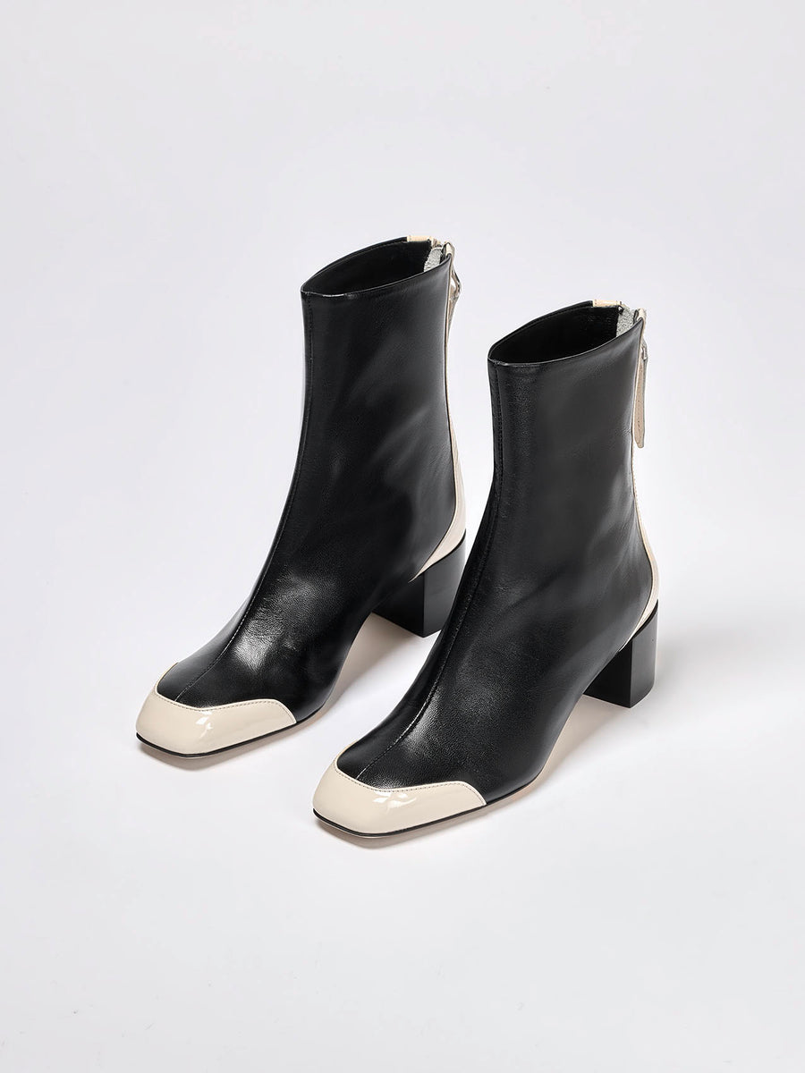 Suki Leather Ankle Boots