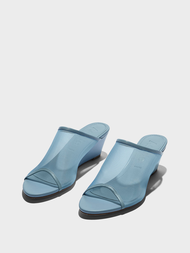 Suzanne Mesh Wedge Sandals