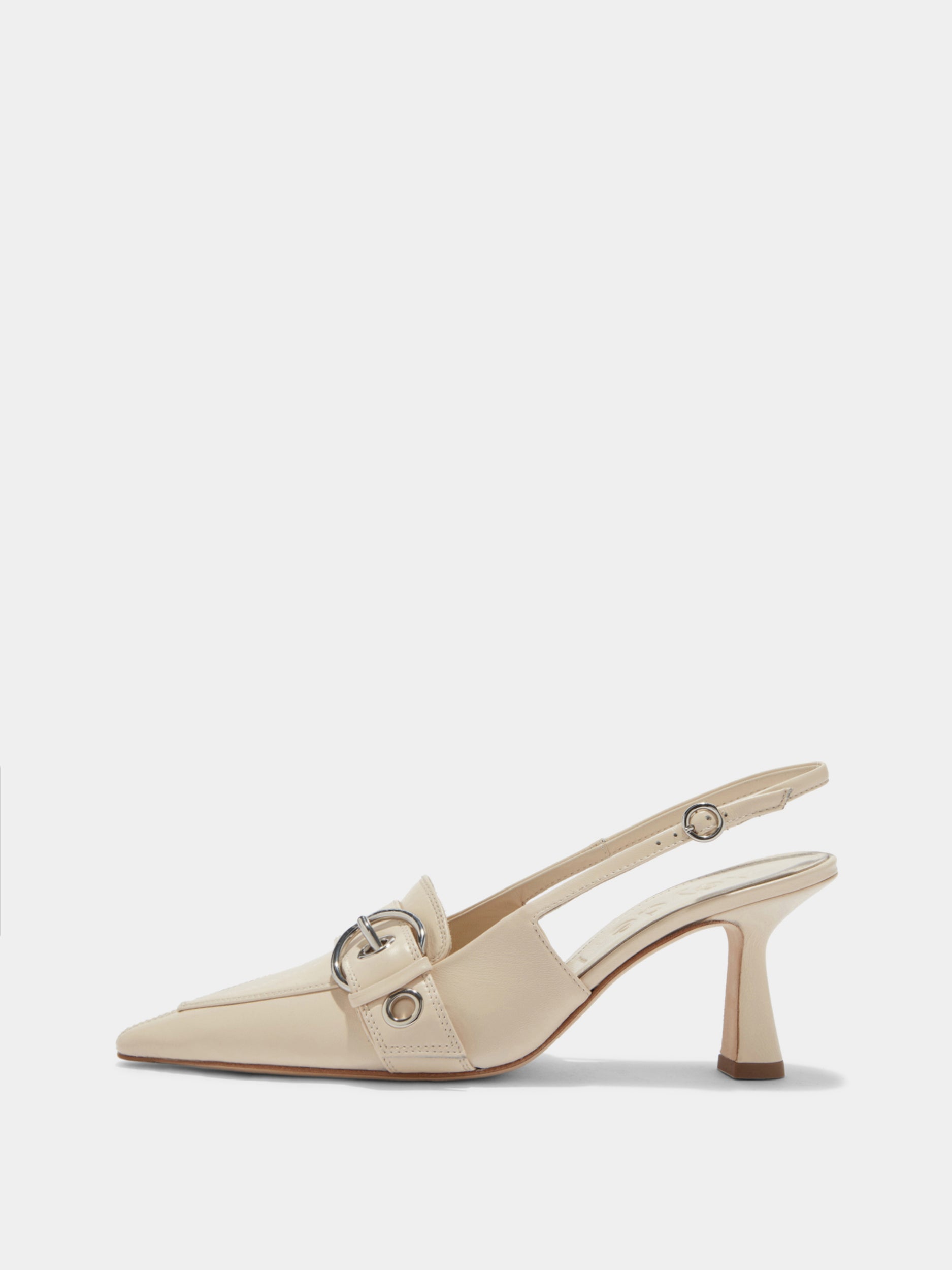 Tara Leather Slingback Pumps - Image 1