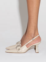 Tara Leather Slingback Pumps - Image 6