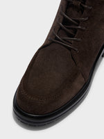 Tate Suede Lace-Up Ankle Boots - Image 4
