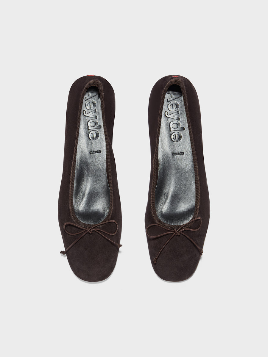 Tiby Suede Ballet Flats