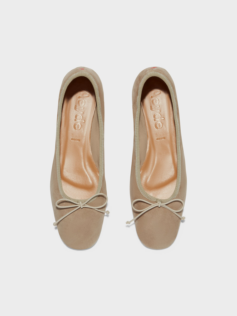 Tiby Suede Ballet Flats
